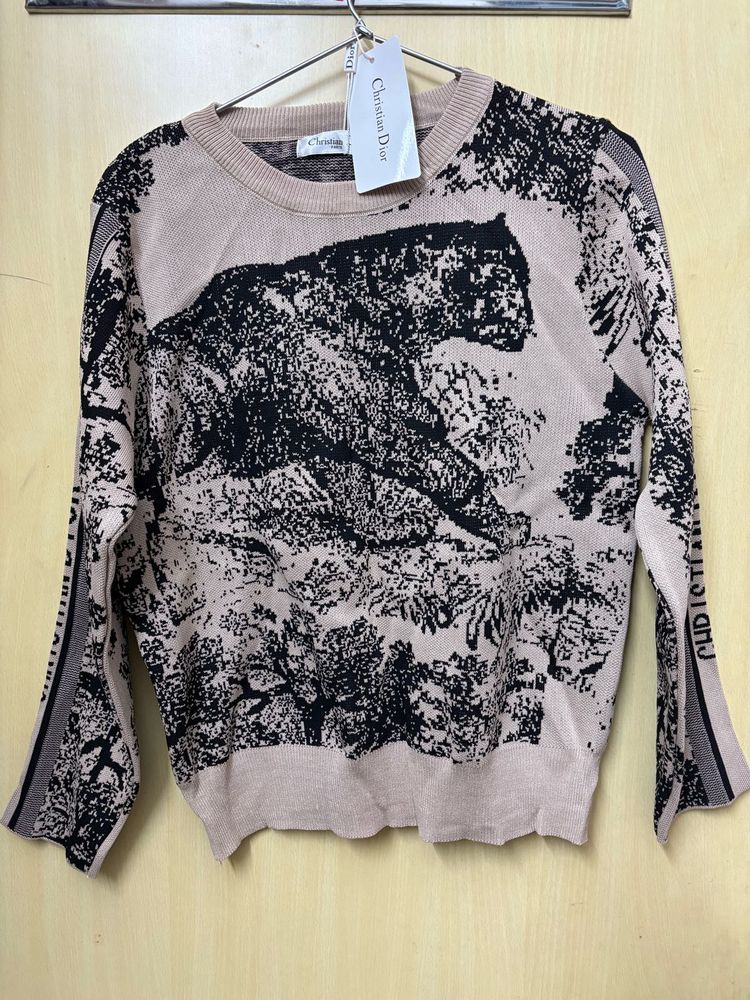 Designer Print Sweater made from Thailand