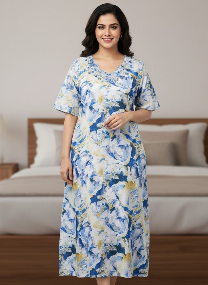Floral Print night dress