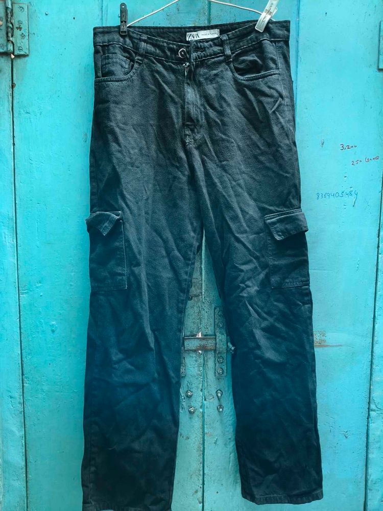 women's Black Cargo Pants