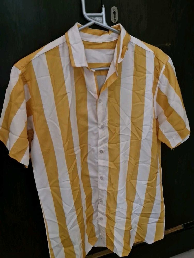 Striped Yellow Shirt
