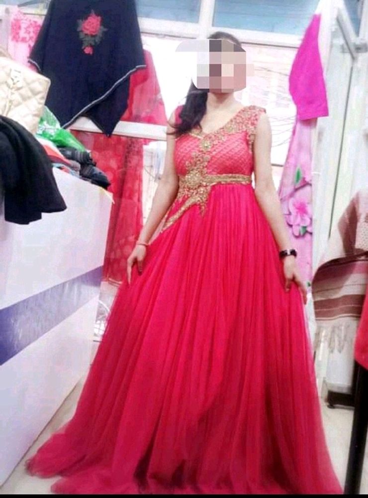 Princess Gown With One ☝️ Dupatta