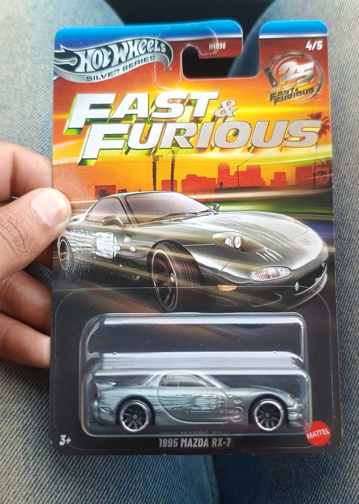Hot Wheels Fast &amp; Furious 1995 Mazda RX-7 – Silver