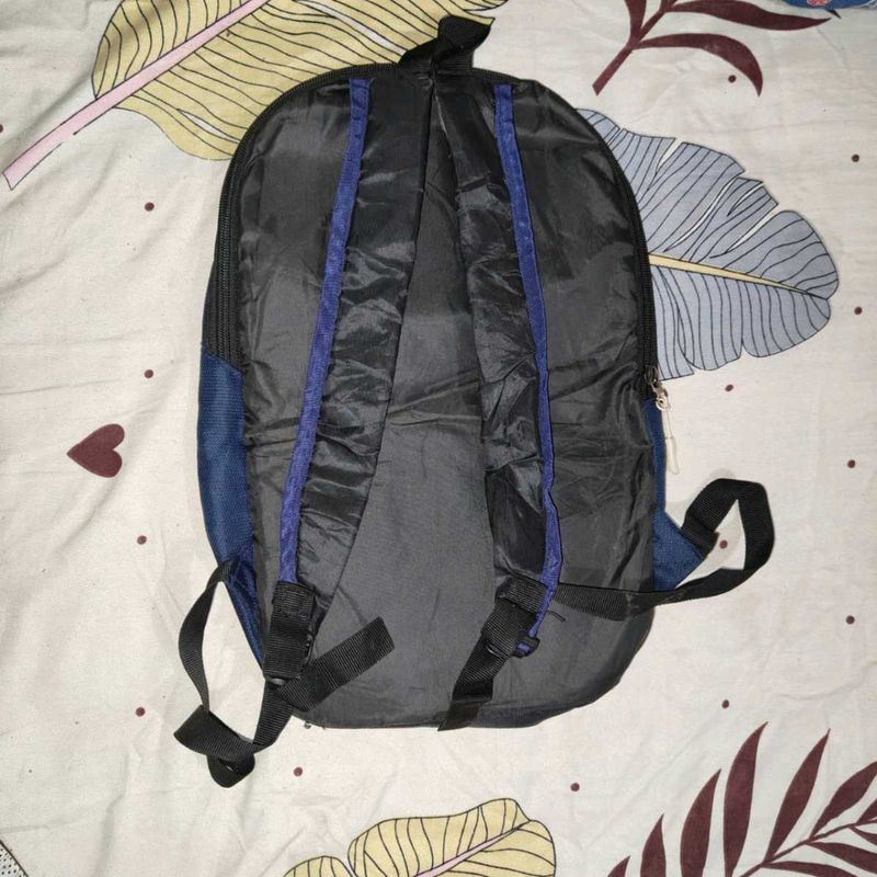 Durable Black &amp; Blue Backpack for Everyday Use