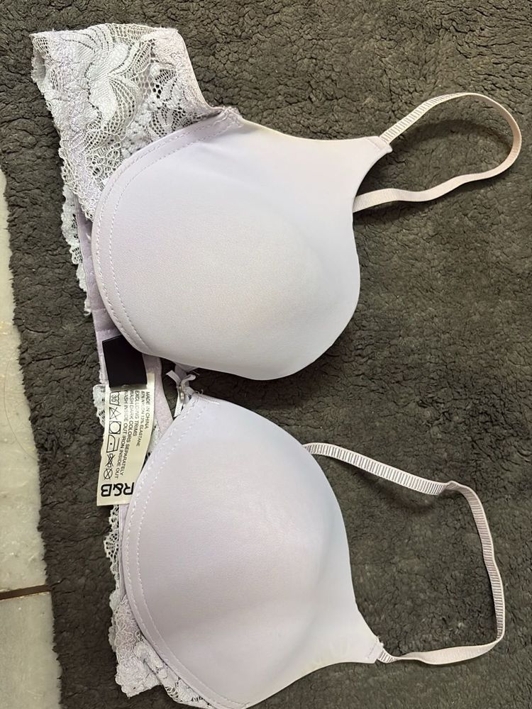 Lace Trimmed Padded Bra