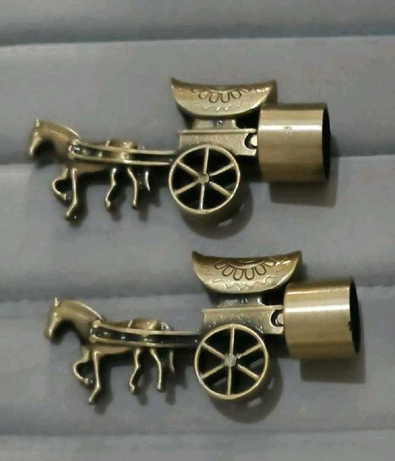 curtain holders 2 pair set with  holder stand