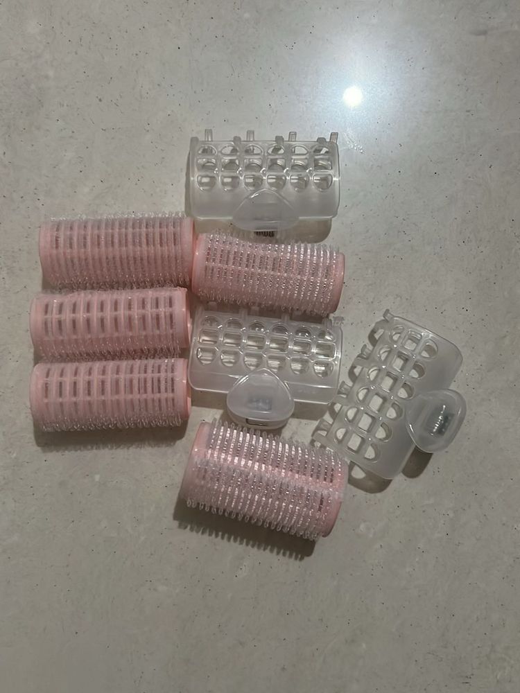 Pink Hair Rollers