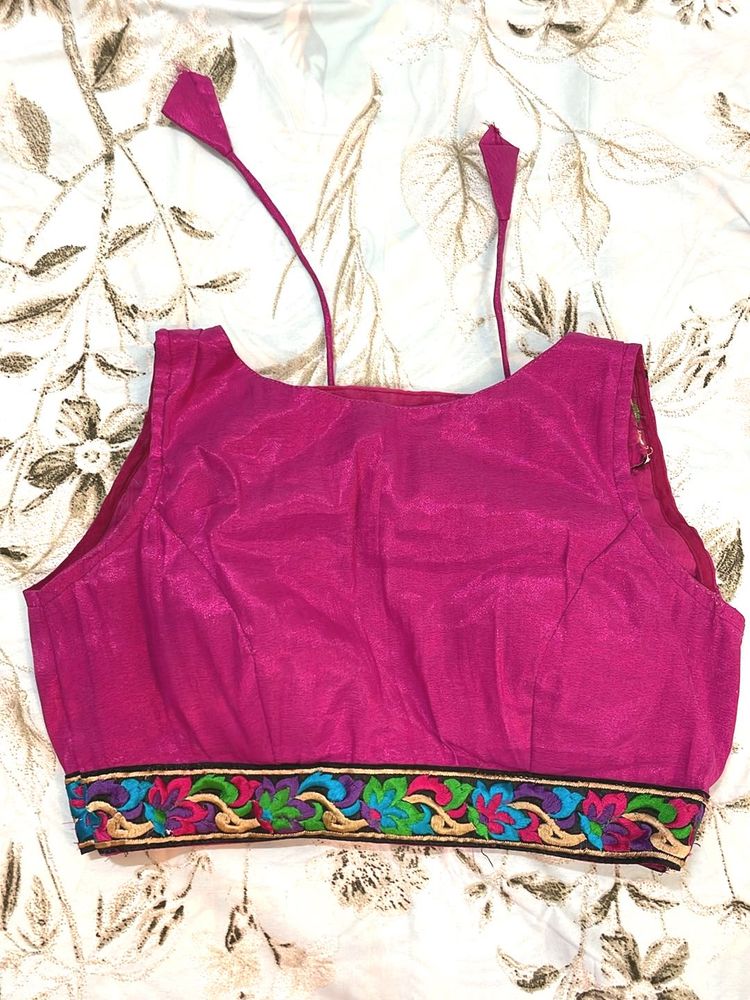 Pink Embroidered Blouse
