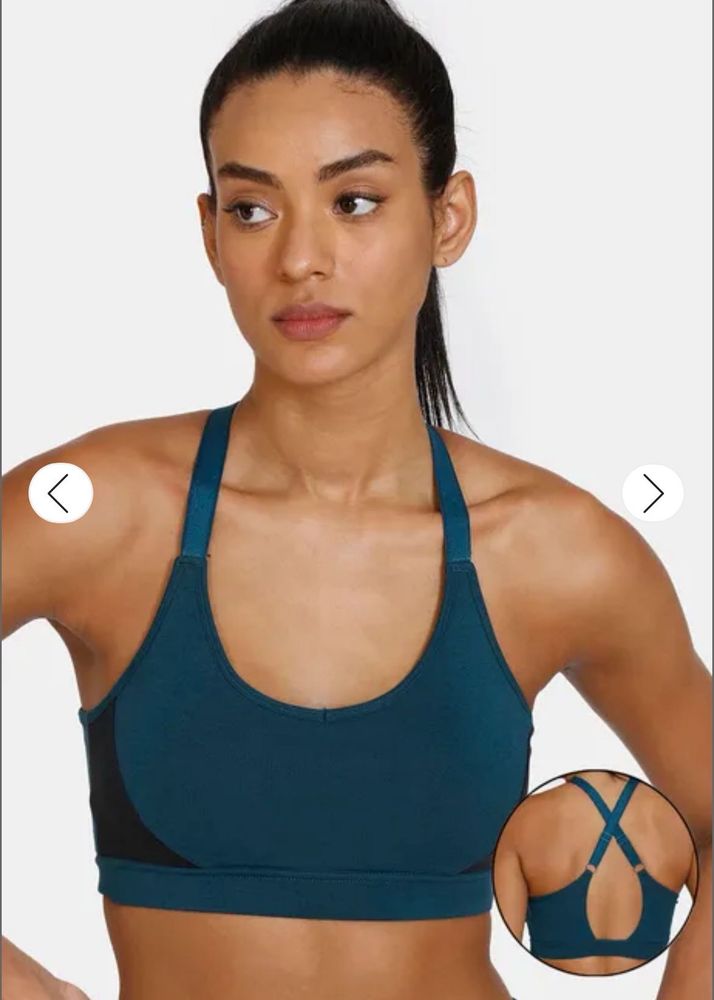 Zivame Teal Sports Bra