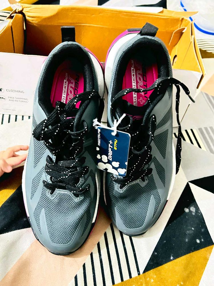 Red tape Stylish Grey &amp; Pink Sneakers fix price