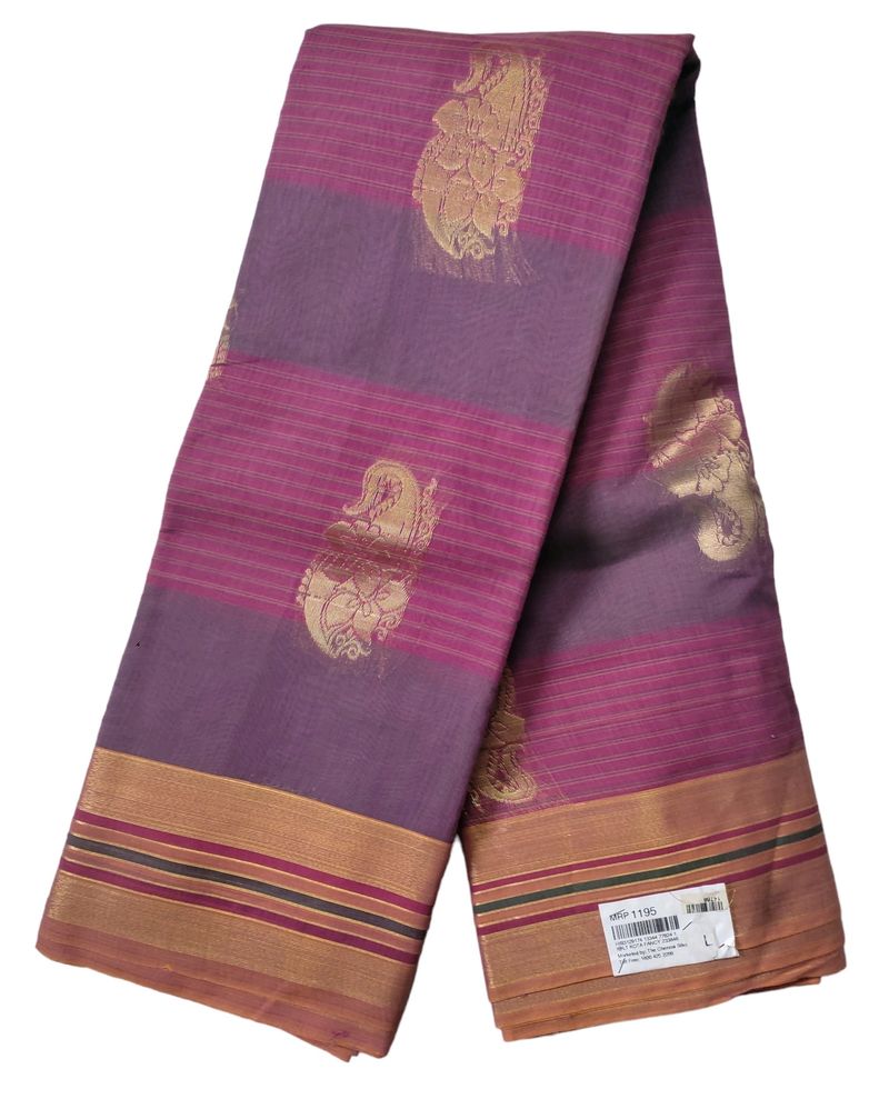 New Kota Fancy Saree Peacock Zari💜💕 #flashsale