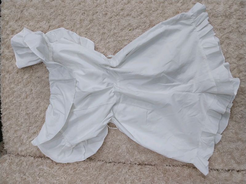 Playsuit / Jumpsuit One Shoulder Ruffled