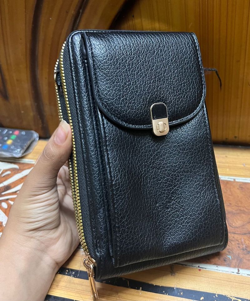 Black Faux Leather Wallet