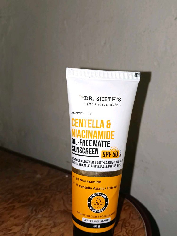 Dr. Sheth's Centella Sunscreen SPF 50
