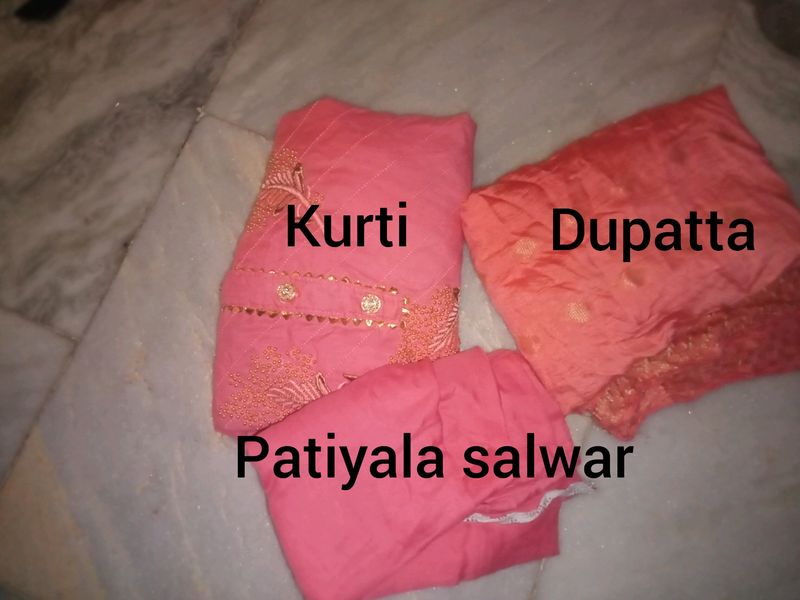 🧿Suit With Dupatta And Salwar