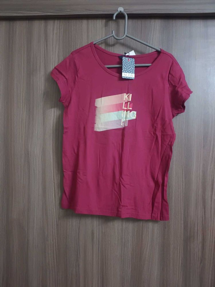 Pink Graphic T-Shirt