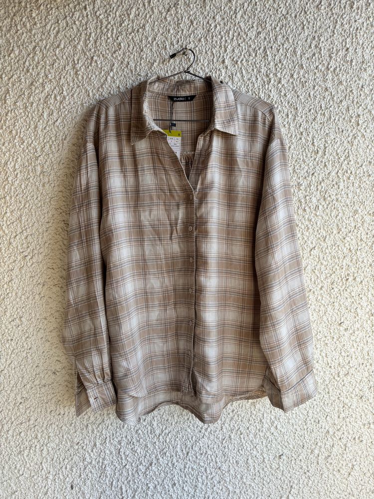 ZUDIO Oversized Beige Shirt