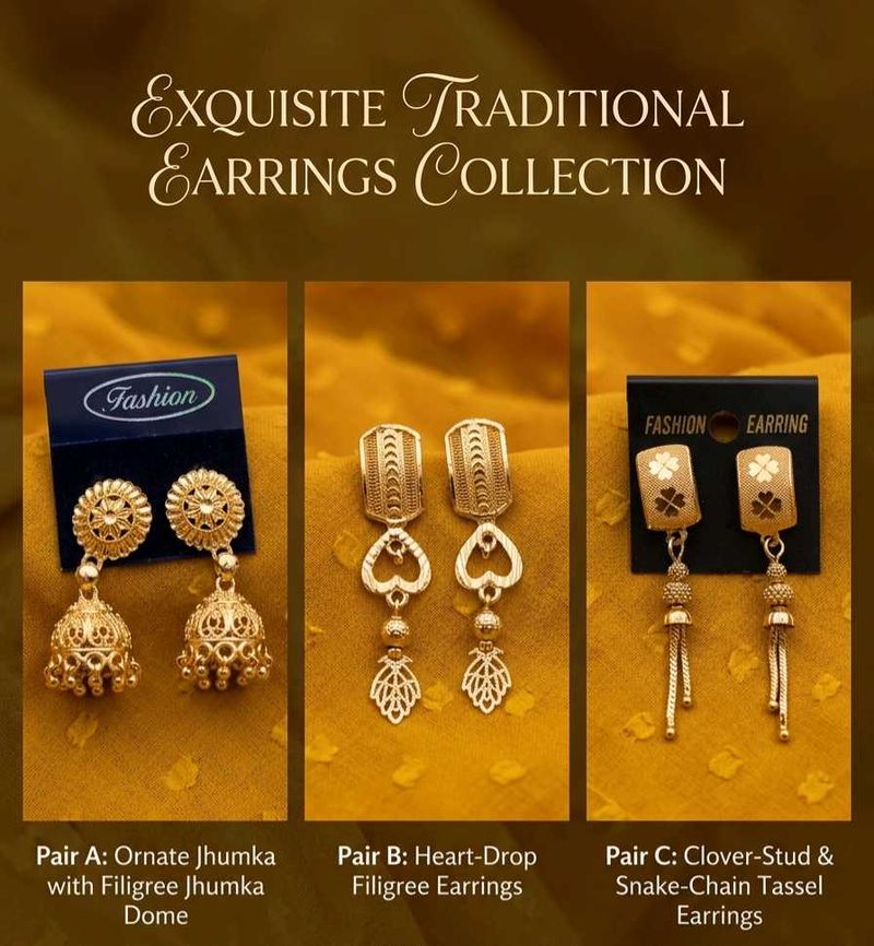 Exquisite Artificial Traditional Earrings Collecti
