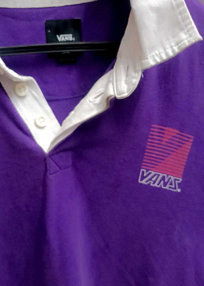 Vans Purple Rugby Shirt