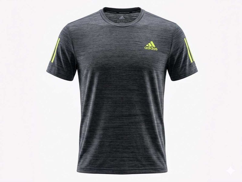 Adidas Men's Grey Running T-Shirt