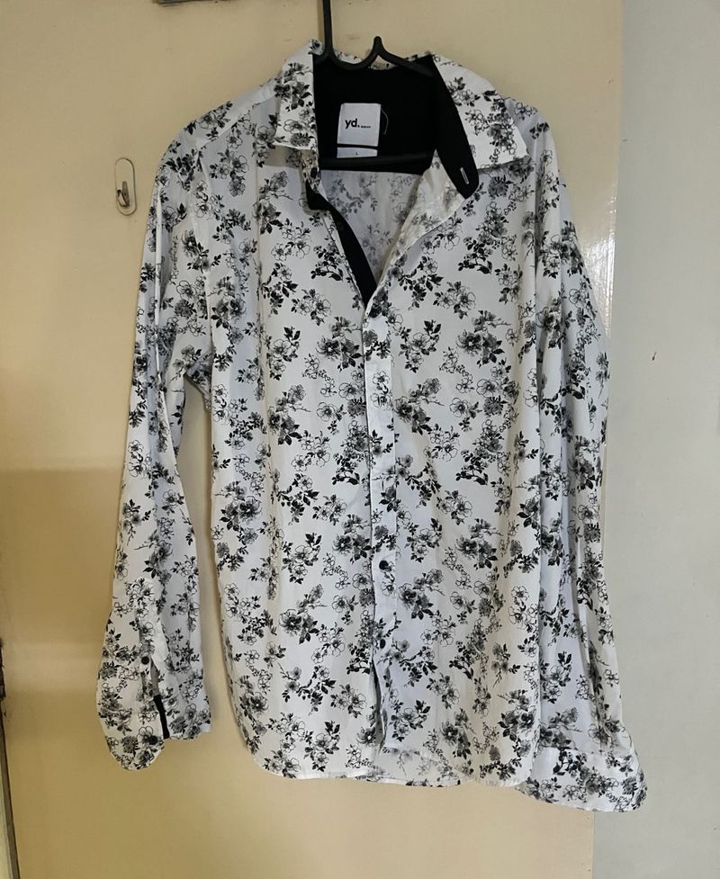 Floral Print Casual Shirt