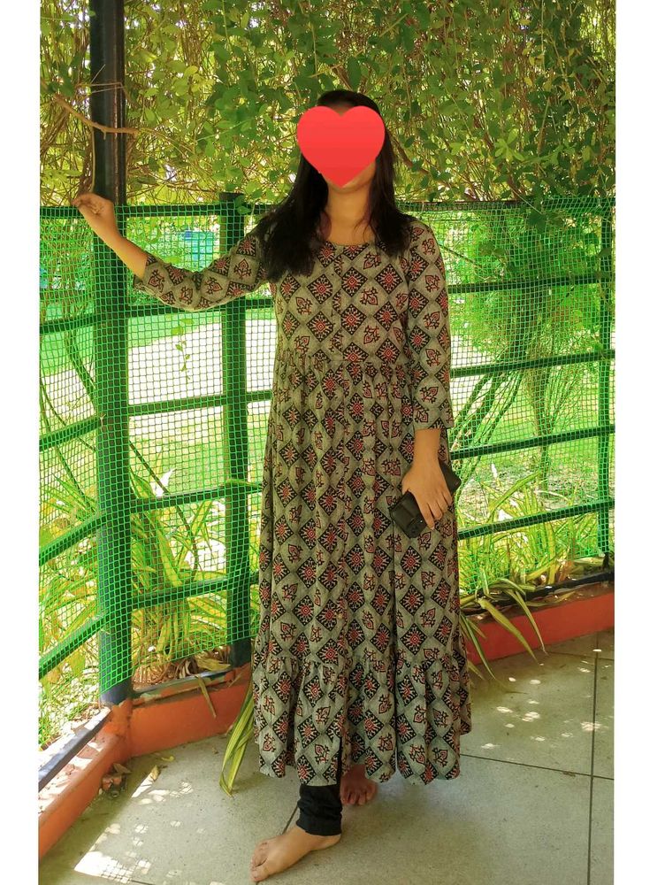 Grey Colour Long Kurtas Combo