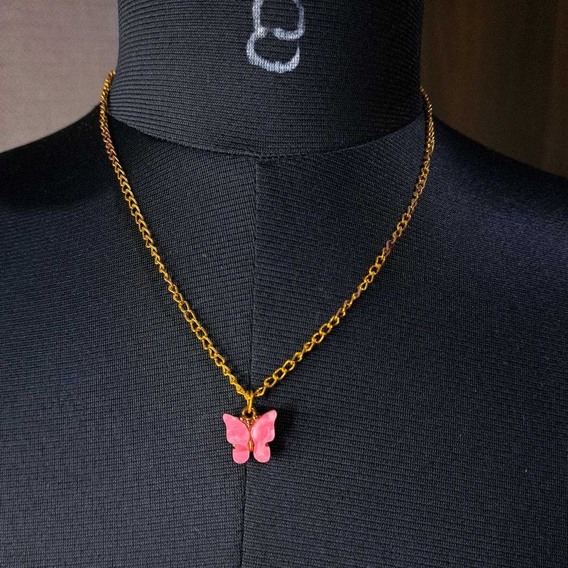 Butterfly Pendant Necklace