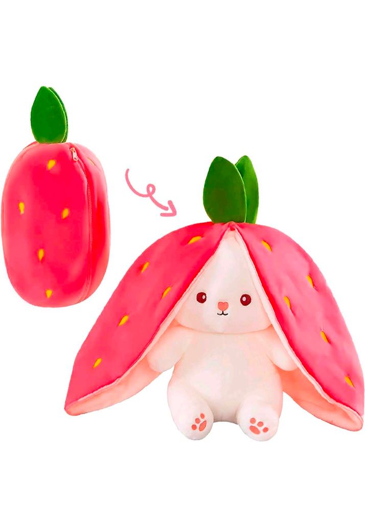 Adorable Strawberry Bunny Plush Toy