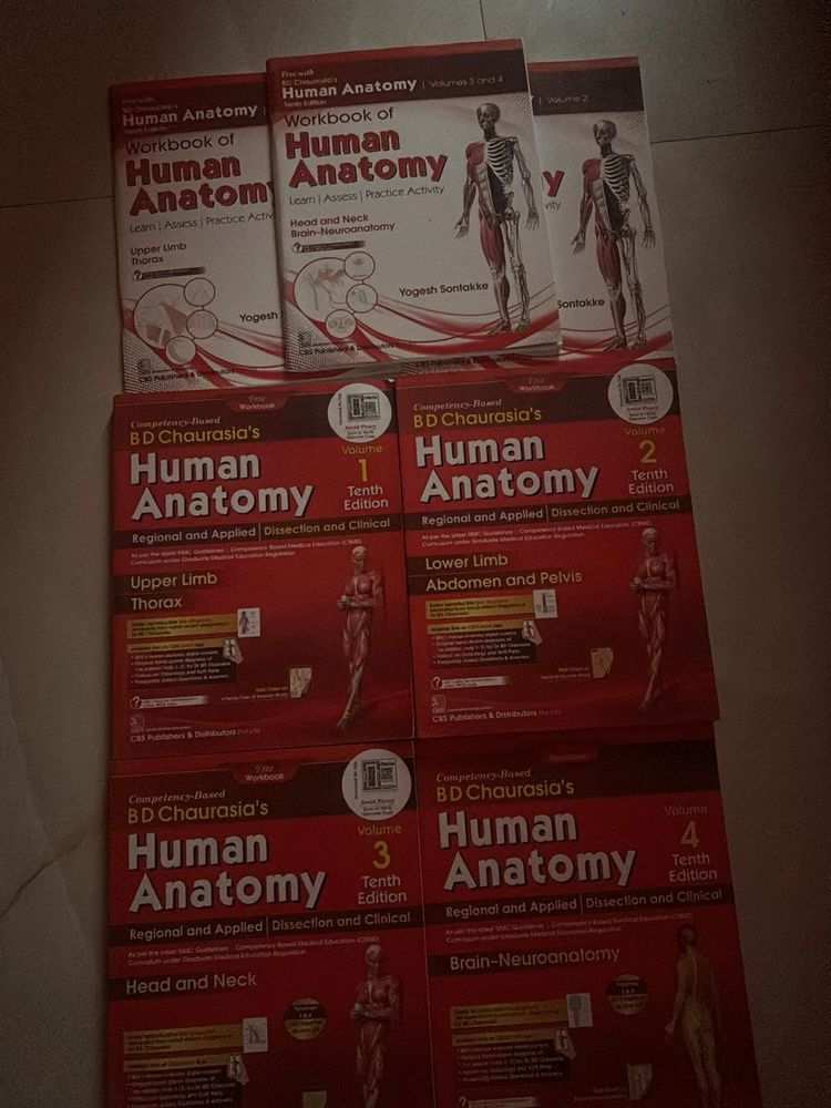 Human Anatomy Books - BD Chaurasia