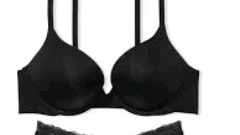 Comfy Black Bra With Beautiful Net Penty