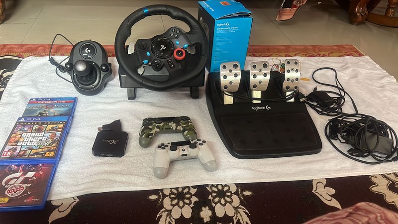 Logitech G29 Racing Wheel + Games