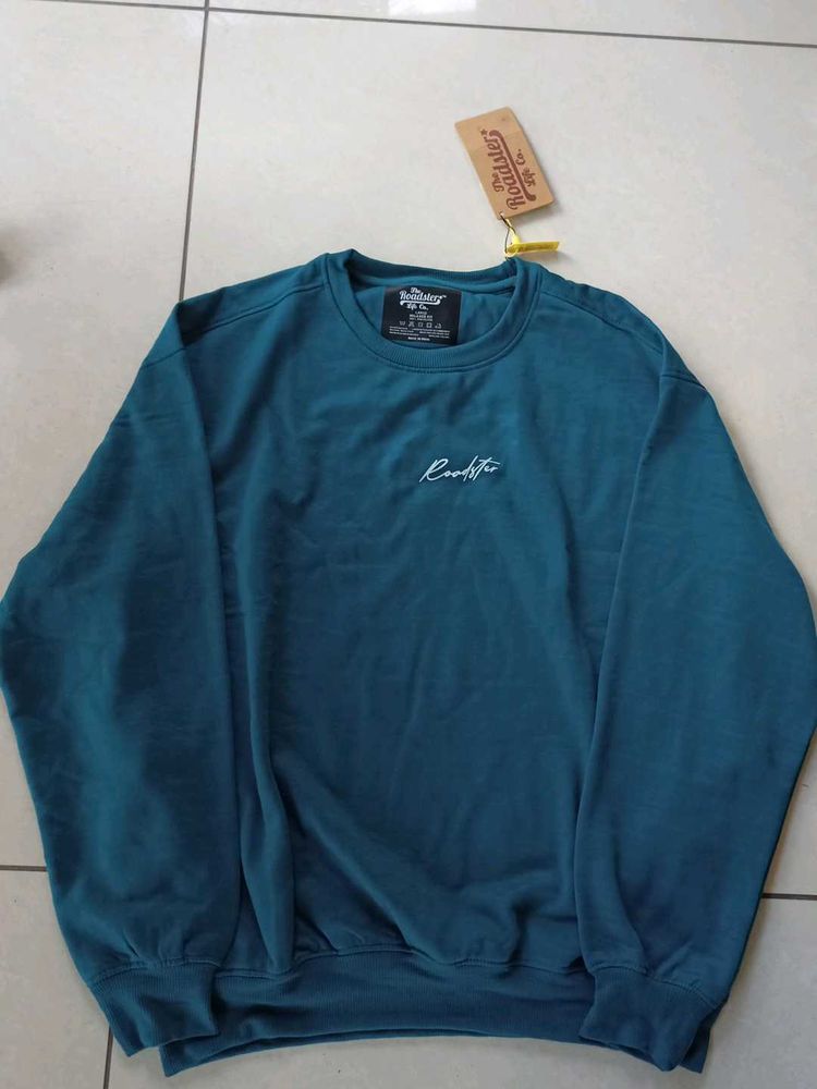 MEN SOLID SWEATSHIRT