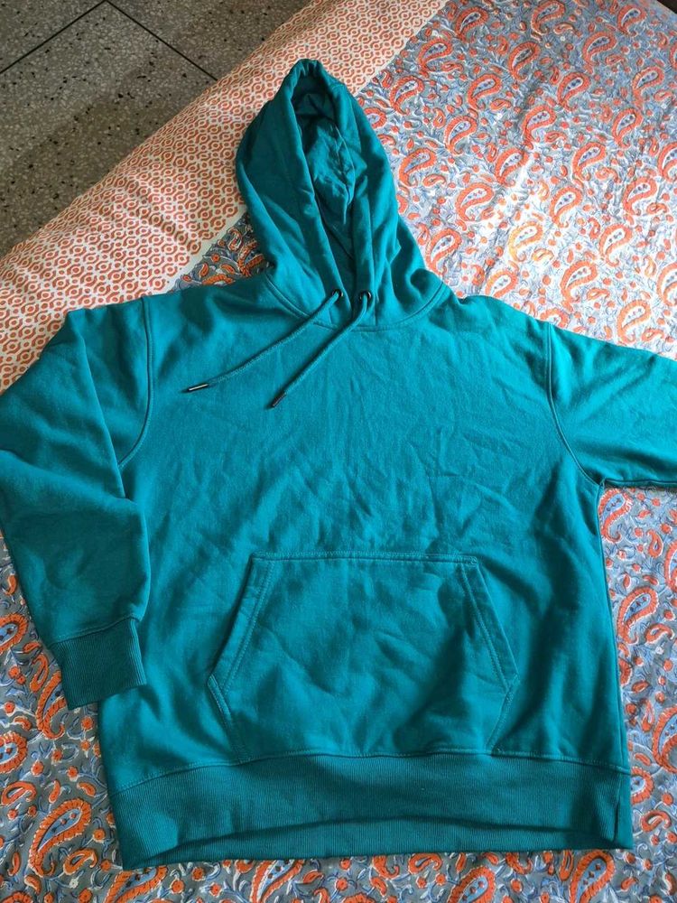 Teal Pullover Hoodie