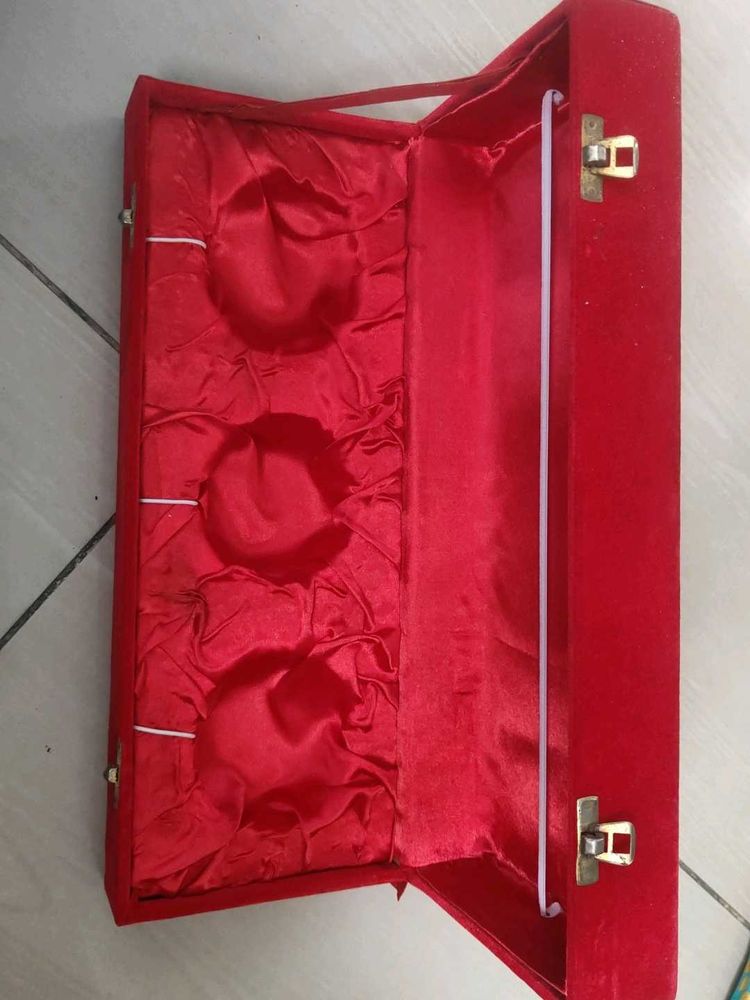 Red Velvet Jewellery Box