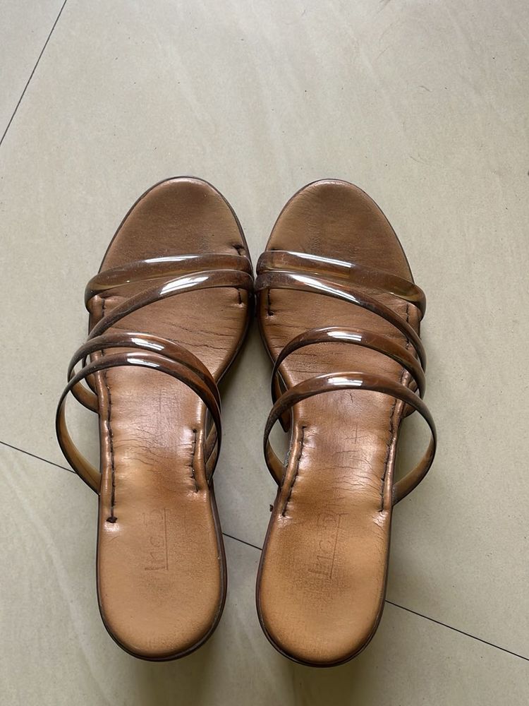 Stylish Brown Flat Sandals