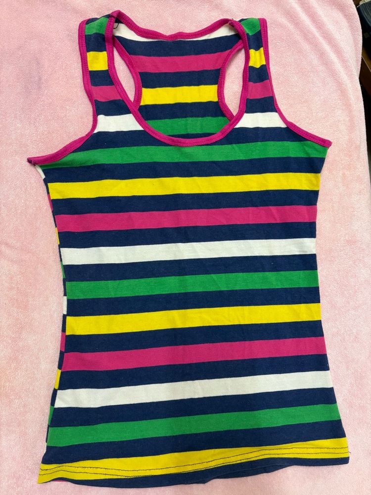 Colorful Striped Tank Top
