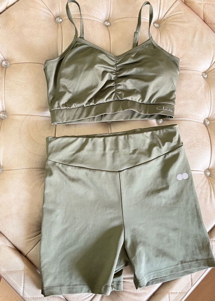Olive Green Workout Set