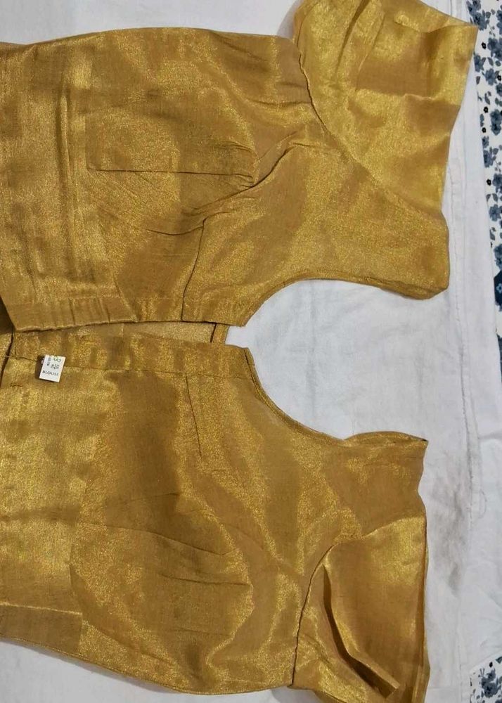 Golden Shimmer Blouse