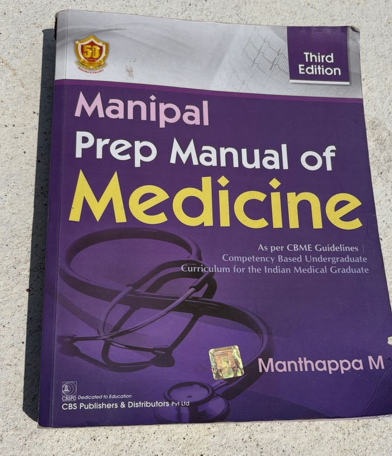 Manipal Prep Manual of Medicine