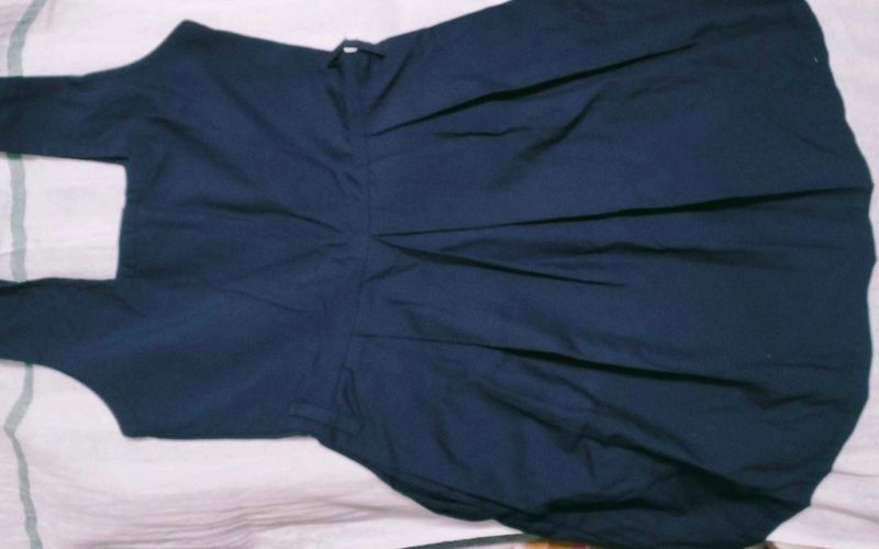 Universal Navy Blue School Pinafore &amp; Skirt Set