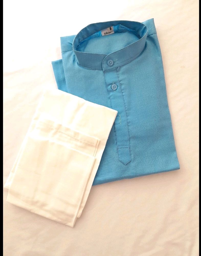 Boys Blue Kurta &amp; Payjama Set
