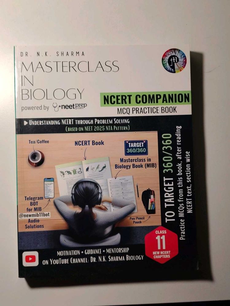 Masterclass in Biology companion book by Neet Prep