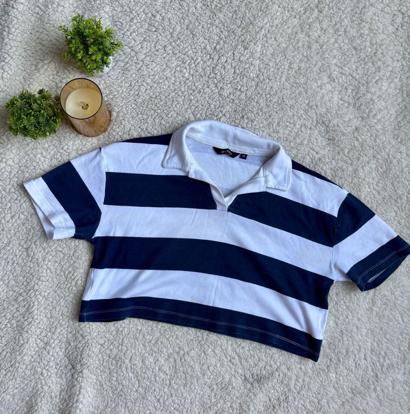 Striped Crop Top