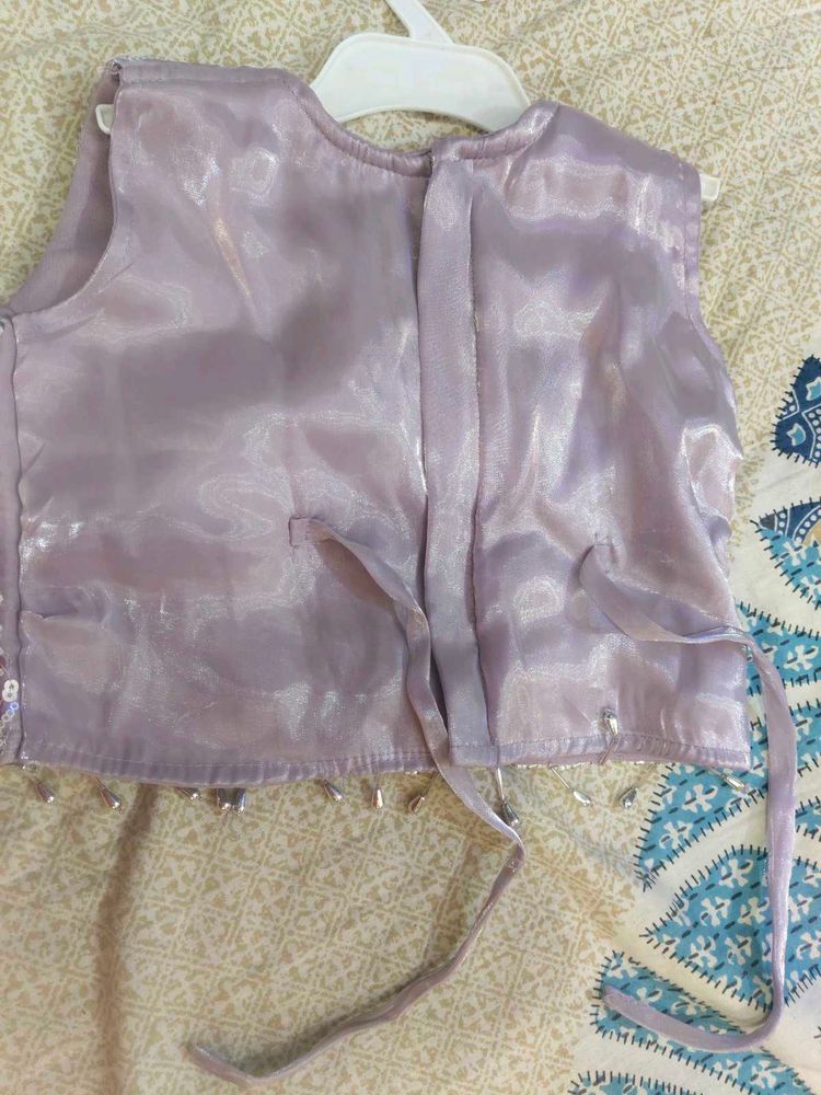 Girls crop top and skirt...party wear