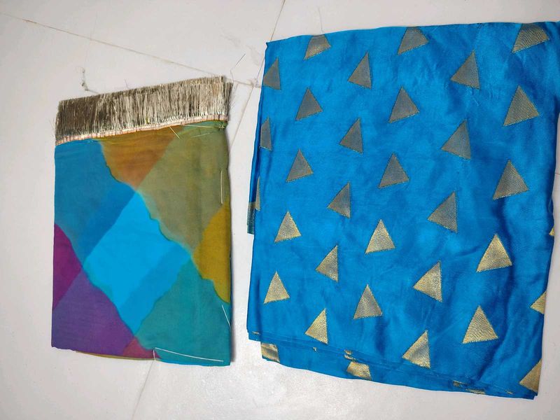 unstitched rajputi suit