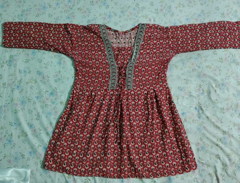 Bohemian Paisley Print Kurta