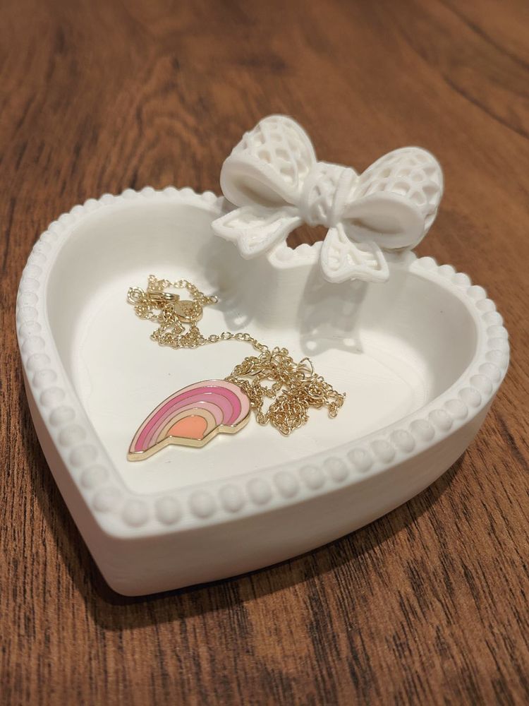 Cute Heart Trinket Dish