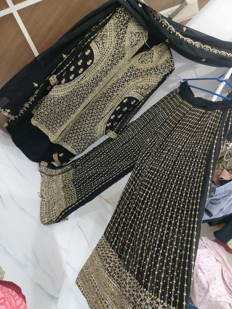 heavy party wear sharara set