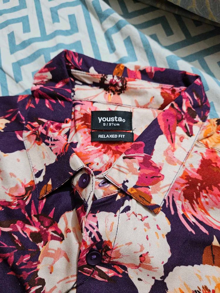 Yousta Floral Button Down Shirt