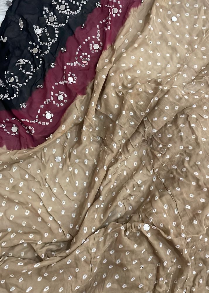 Embroidered Bandhani Dupattas