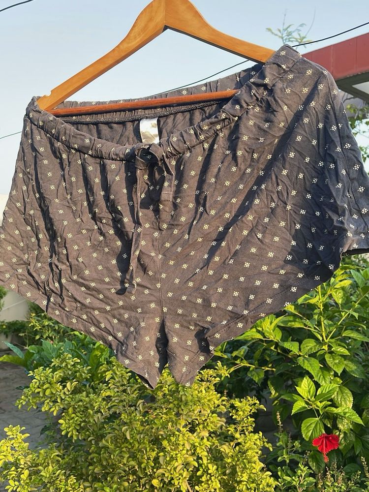 Comfy Printed Pajama Shorts
